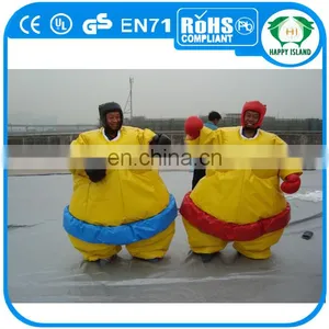 Custom Size Foam Padded Sumo Wrestling Suits for Interactive Game thumbnail-2