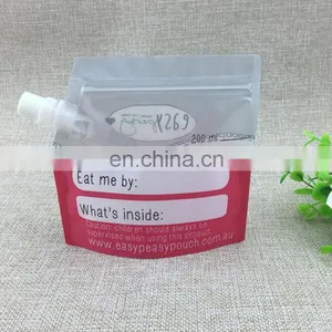 Factory Cheap Price Squeeze Refillable Plastic Food Packaging Pouch /Reusable Spout Pouch Liquid Bag for Baby and Kids thumbnail-5