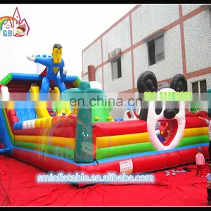 Inflatable Desk Combination Inflatable Slide Combination Jump Bed Inflatable Bouncer thumbnail-2