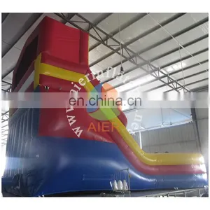 2017 Aier Inflatable Double Lane Slip Slide Giant Inflatable Slide Giant Inflatable Slide for Sale thumbnail-3