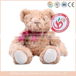 EN71 Standard Promotional Brown Color Cute Plush Teddy Bear Toy thumbnail-1