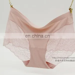 Very Soft Microfiber Seamless Panties Bonded Underwear for Fat Women thumbnail-1