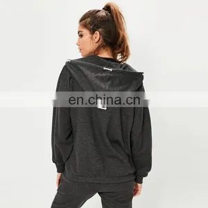 Women Fitness Zipper Tops Casual Hoodies Jackets thumbnail-2