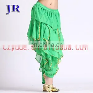 Chiffon Coins Arabic Belly Dance Harem Pant K-4002# thumbnail-2