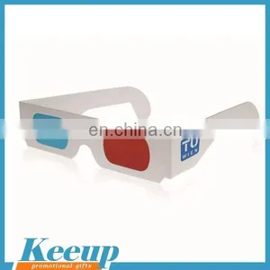 Customized Red and Blue Paper Frame 3D Glasses thumbnail-1