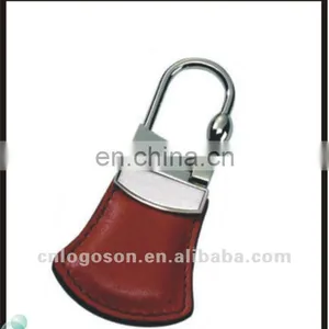 Car Promotional Gift pu Blank Leather Key Ring thumbnail-1