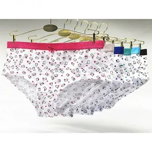 Yun Meng Ni Sexy Underwear Fancy Cartoon Print Girls Briefs Good Elasticity Colorful Waistband Sexy Cotton Panty thumbnail-1