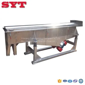 Carbon Steel Linear Silica Sand Vibration Screen Machine for Quartz Sand / Powder thumbnail-2
