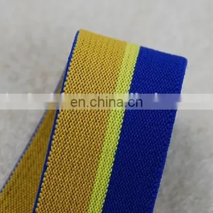 Fashionable Design Gold and Blue Elastic Band, Elastic Ribbon Wholesale thumbnail-3