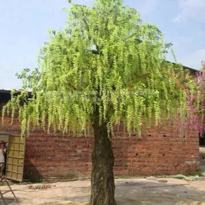High Simulation Plastic Artificial Wisteria Flower Tree for Decoration thumbnail-1