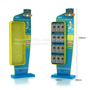 Customized Durable Promotional Socks Metal Floor Display Stand/ Dumpbin/ Standee thumbnail-1