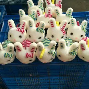 Stuffed Animals Stuffed Mice Toys Blue White Comfortable thumbnail-1