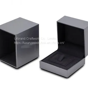 PU Leather Ring Gift Packaging Box With Sleeve Custom Logo Drawing Type Wedding Ring Box thumbnail-5