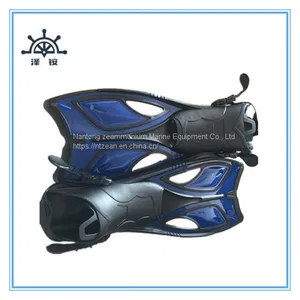 Flippers Without Heels, Flippers With Feet, Adjustable Flippers, Snorkeling Equipment, Diving Flippers thumbnail-1