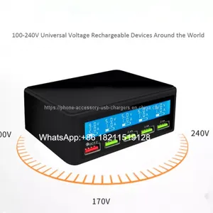 Fast Charge QC3.0 Multi Port Usb Charger 5 Desk Charger Station For Multiple Devices thumbnail-4