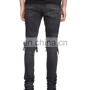 DiZNEW Oem Ripped Distressed High Quality Slim Fitting Man Jeans thumbnail-3