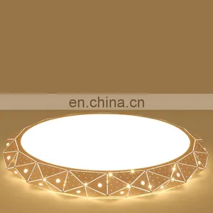 Modern Simple Round LED Living Room Ceiling Light Creative Acrylic Bedroom Lighting thumbnail-5