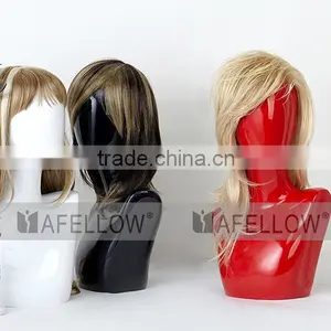 Plastic Head Mannequin White Blak Red Color Can Chosse Cheap Head H1086 thumbnail-1