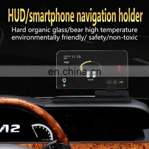 Latest Smartphone Head Up Display Dashboard Projector Wireless Auto Bracket Hud Mobile Navigation With Phone Holder thumbnail-4