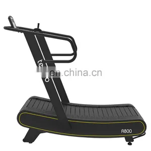 Non Electric Treadmill Power Fit Trademill Fitness China Sell Curved Treadmill Self Generating Sports Gym Machine thumbnail-1