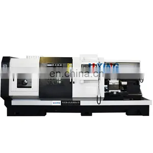 Hard Guide Way Heavy Duty Auto Flat Bed Torno Parallel Cnc Lathe Machine Machinery With Big Spindle Bore Made in China thumbnail-1