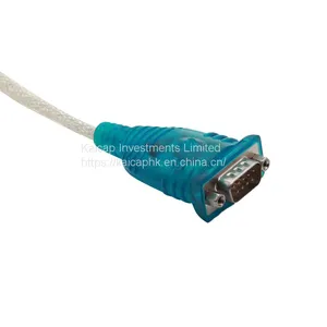 Transparent USB 2.0 TO RS232 Serial DB9 Adapter Converter Cable thumbnail-2