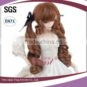 Fashion Nice Curly Dark Brown1 BJD Doll Wig thumbnail-2