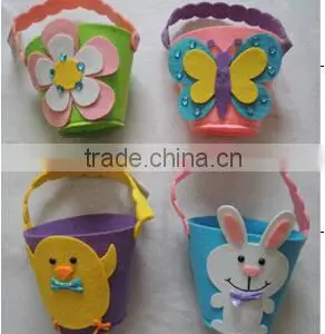 Wholesale Assorted Styles Kids Play Felt Basket for Easter thumbnail-1