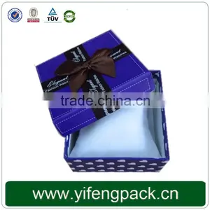The Blue Square Lattice Paper Watch Box thumbnail-1