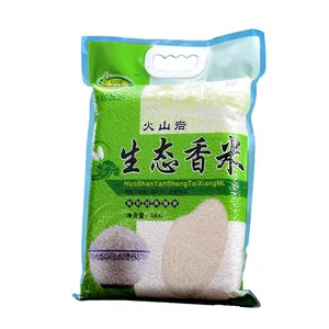 1kg,2kg,5kg,10kg Vacuum Bag for Rice Packaging/Plastic Rice Bags With Handle thumbnail-5