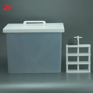 PFA Wafer Cleaning Tank With PTFE Cassette for Washing Silicon Wafer, Wafer, Glass Etc. thumbnail-5
