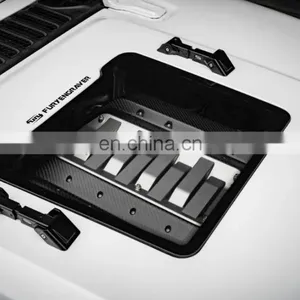 Fury Series Gravity Black Metal Hood Engine Cover for Jeep Wrangler JL 18+ 4x4 Auto Parts thumbnail-5