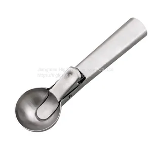 New Design Amazon Top Seller 2022 Eco-friendly High Quality Stainless Steel Ice Cream Scooper thumbnail-2