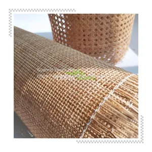 1/2 Natural Rotin Cane Peel Rattan Webbing Raw Material Weaving Rattan Roll thumbnail-4