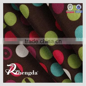 PU Coated Printed Oxford Circle Pattern Fabric thumbnail-2