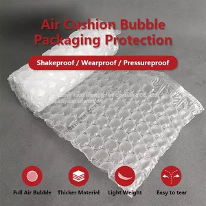 Carton Air Cushioned Bubble Wrapper/ Inflatable Protective Packing Film/ Customizable Bubble Film/ thumbnail-1