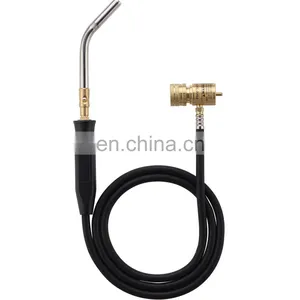 SC-010 Dual-Tip Flame Tube Self-ignition Mapp Gas Welding Hand Torch With Valve and 1.5M Hose HVAC thumbnail-3