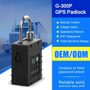 G300P Touch Keyboard Password GPS Tracker Padlock Smart Electronic Lock thumbnail-1