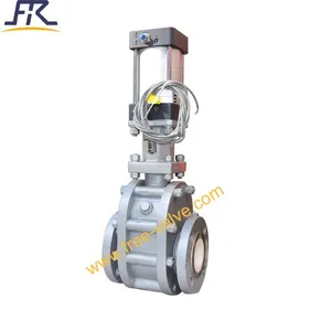 Pneumatic Full Lined Ceramic Double Disc Gate Valve thumbnail-1