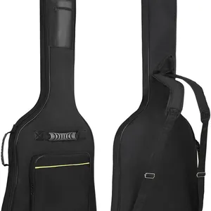 Bass Guitar Bag 7mm Padding Waterproof Electric Bass Case(Black) thumbnail-5