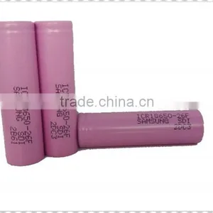 Original Samsung Inr18650-26f Batteries High Discharge 3.7v Battery Pack for Shaver thumbnail-2