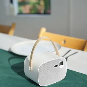 2024 Newest Popular Handheld LED Beamer Smart Home Theater Projector Battery OEM/ODM Shenzhen Manufacturer Portable Smart thumbnail-1