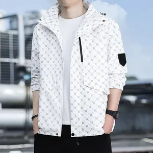 Stylish Colorful Casual Sports Windproof Waterproof Men's Long Sleeve Sunblock Yoga Jacket thumbnail-5