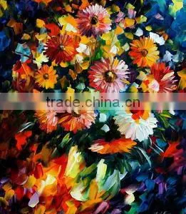 100%handmade Beautiful Knife Oil Painting High Quality With Good Price thumbnail-1