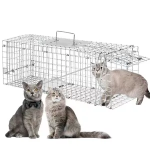 Humane Live Animal Cage Trap Kit for Humane Catch Release Rodent Small Cat, Rabbits, Squirrel, Opossum, Squire, Raccoon thumbnail-1