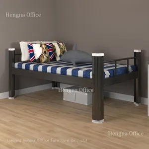 Modern Metal Single Bed Frame | Durable Iron Tube & Noise Free Construction | Hospital Or Home Bedroom - Custom Furniture Factory thumbnail-5