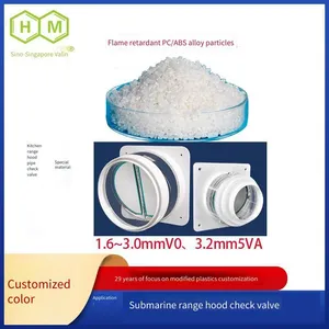 Flame-retardant Pc/abs Alloy Particles for Kitchen Range Hood Check Valves, With v0 Flame-retardant Pc/abs, Stable Performance and Accurate Color thumbnail-2