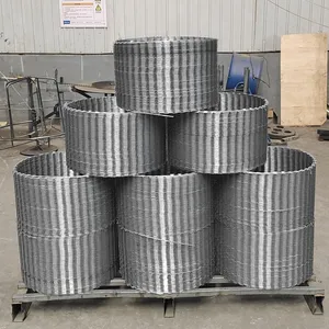 Security Galvanized Iron Razor Wire Barbed Coil for Fence Protection thumbnail-1