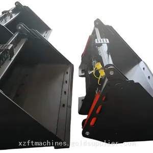 Skid Steer Loader Attachment Hydraulic Bucket 4 in 1 Buckets thumbnail-4