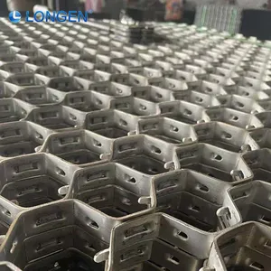 Pure Industrial Hex Steel Mesh Standard Hexagonal Cellular Metal Mesh High Temperature Resistant Widely Used thumbnail-5
